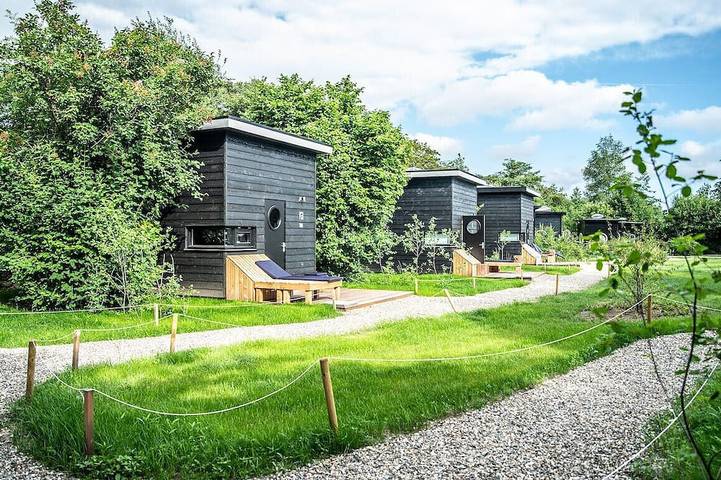 Blockhütte für 2 Personen, mit Garten - 1