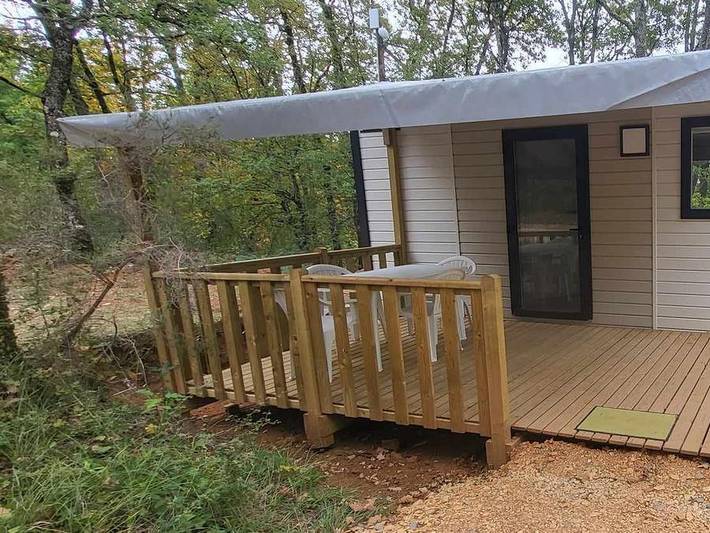 Camping des Bastides - Mobilheim 4 personen - Louisiana Ocean in Salles (Lot-et-Garonne), Villeneuve-sur-Lot und Umgebung