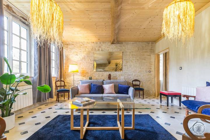 Gîte pour 8 personnes, avec jardin à Yvetot-Bocage