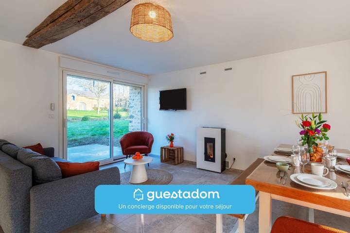 Maison de vacances pour 5 personnes, avec jardin