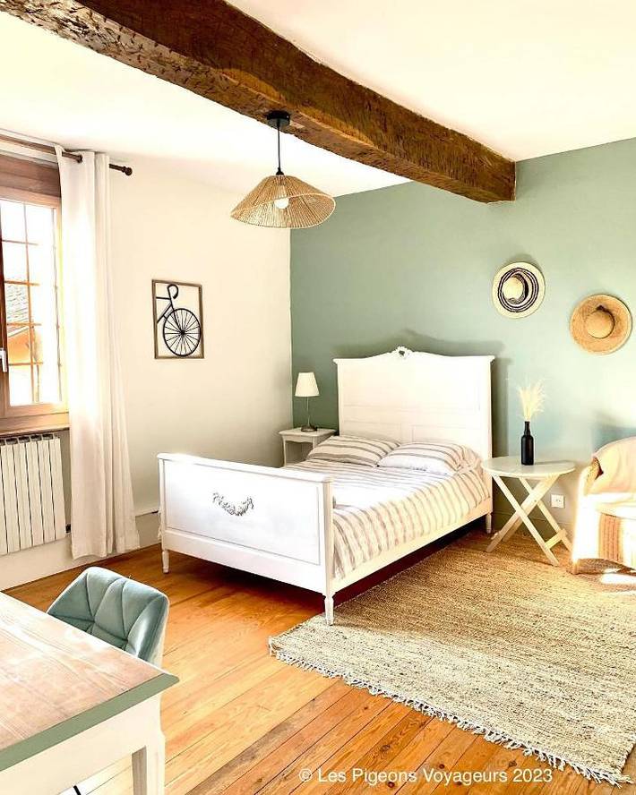 Maison de vacances pour 2 personnes, avec Terrasse et Jardin ainsi que Piscine et Vue