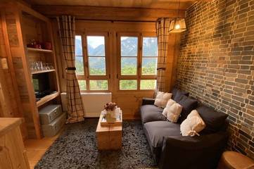 Gîte pour 4 personnes, avec terrasse et jardin à Le Petit-Bornand-les-Glières