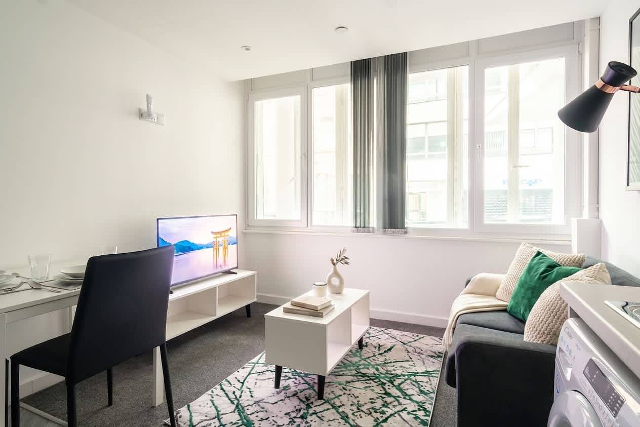 Ganze Wohnung, Bright Spacious 1 Bed Central Preston Apartment in Preston, Lancashire