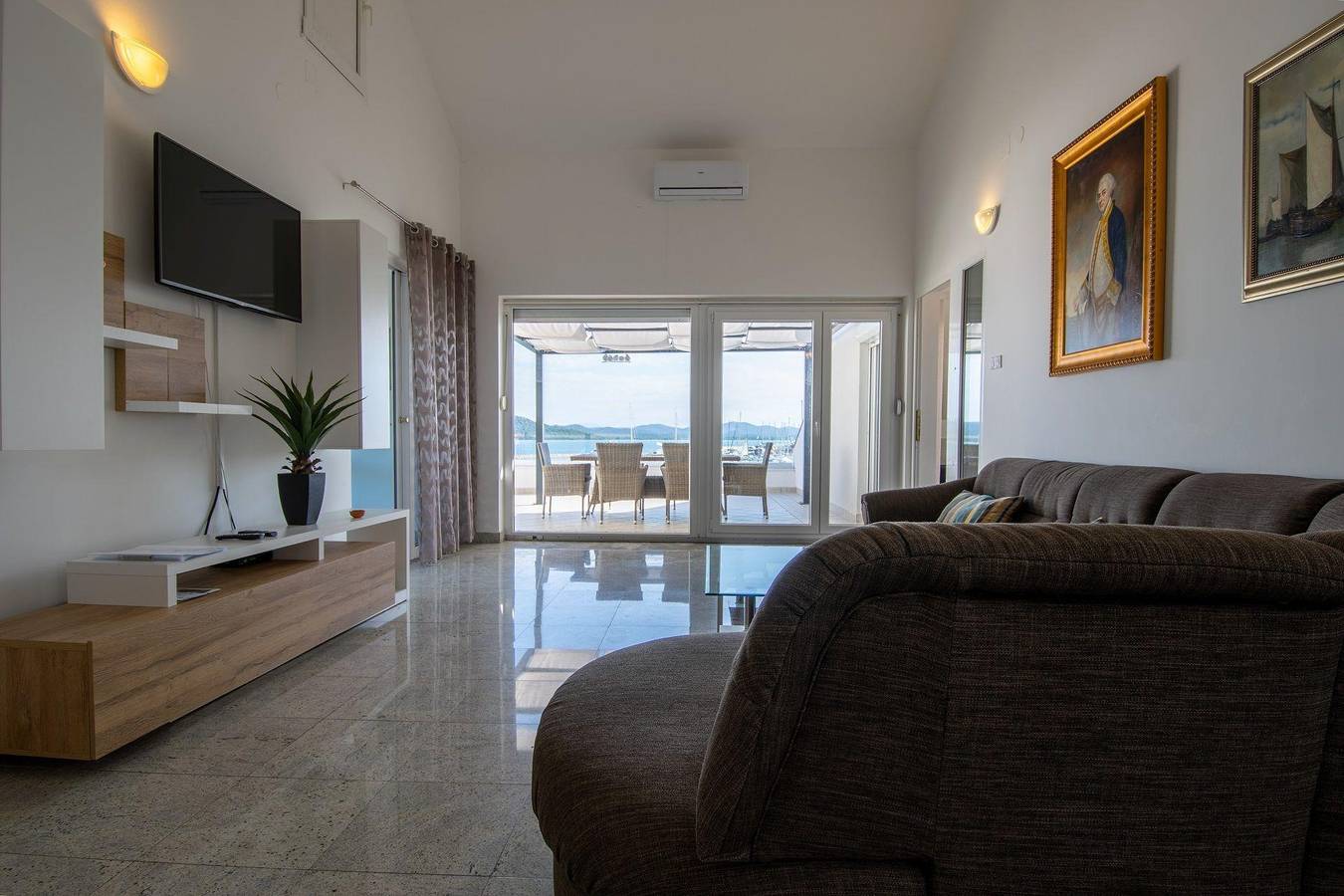 Ganze Ferienwohnung, Fewo "Penthouse" mit Meerblick in Betina, Murter