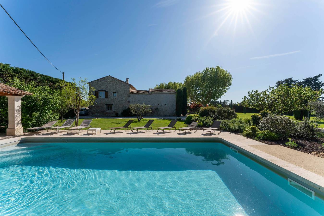 Gästehaus 'Mas De Charme' mit privatem Pool, privatem Garten und Wi-Fi in Caumont-sur-Durance, Vaucluse