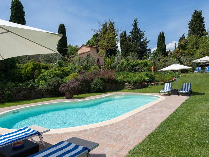 Casa vacanza per 5 persone, con Balcone e Terrazza nonché Giardino ad Arezzo