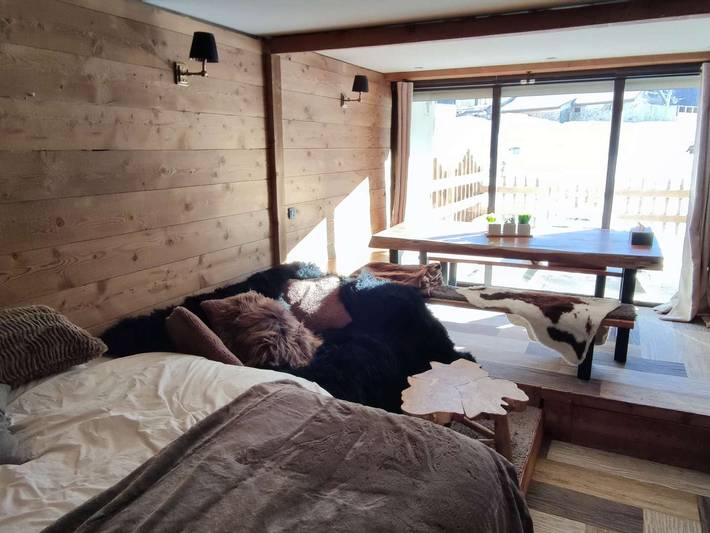 Chalet pour 4 personnes, avec terrasse dans Isola 2000