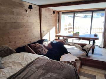 Gîte pour 4 personnes, avec terrasse dans Isola 2000