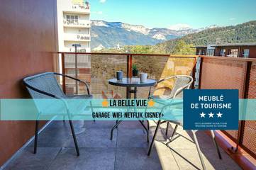 Gîte pour 6 personnes, avec terrasse et vue à Seynod