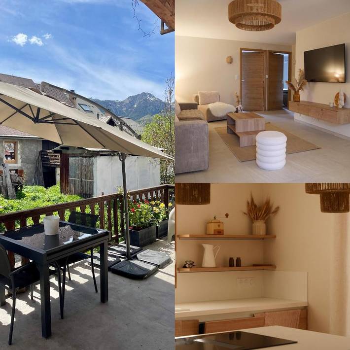 Appartement de vacances pour 4 personnes, avec terrasse