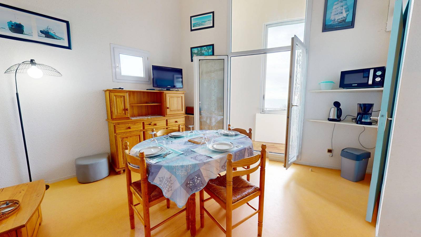 Apartamento entero, Apartamento de vacaciones para 6 personas con balcón in Saint-Hilaire-de-Riez, Valle del Loira