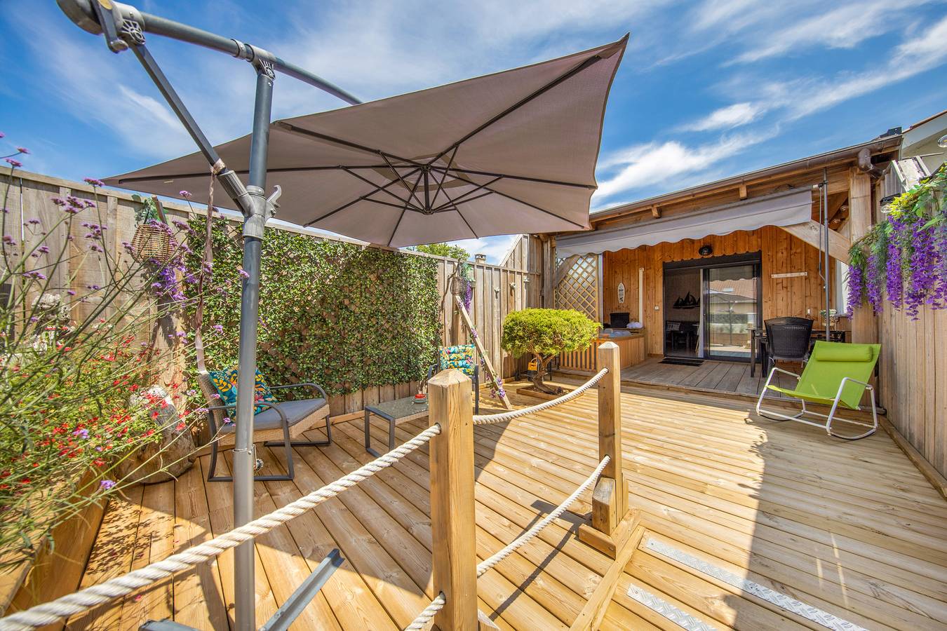 Ganze Wohnung, La Gascogne – Entspannende Auszeit mit Jacuzzi & Terrasse in Andernos-les-Bains in Andernos-les-Bains, Arcachon und Umgebung