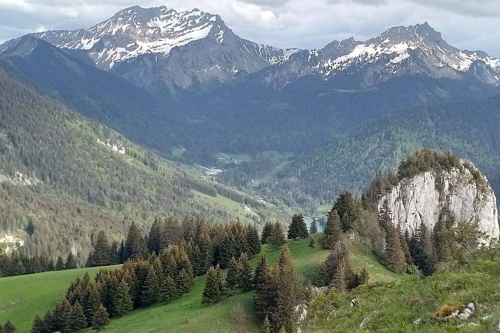 Ganze Wohnung, A cozy studio for 4 people in Bellevaux Hirmentaz, at an elevation of 1,100 meters in the Alpes du Léman. in Bellevaux, Thonon-les-Bains und Umgebung