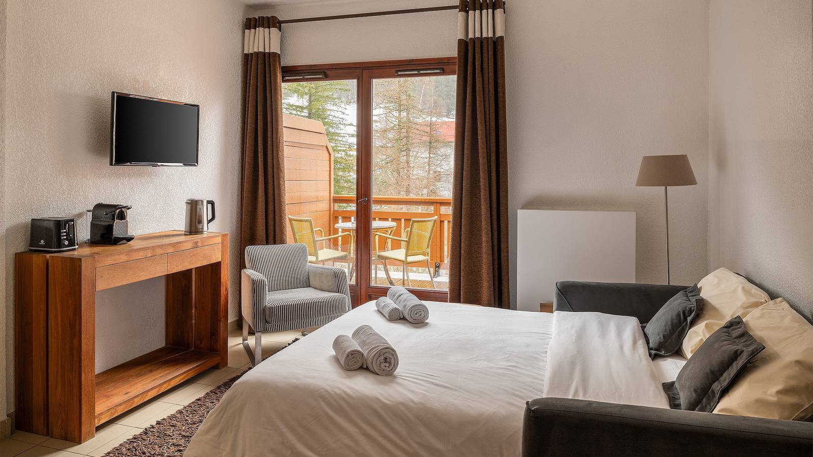 Ganzes Studio, Studio im Dormio resort Les Portes du Mont Blanc - Vallorcine in Vallorcine, Region Bonneville