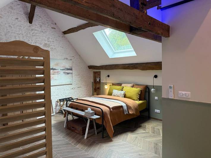 Gîte pour 4 personnes, avec jardin et vue à Étréchy