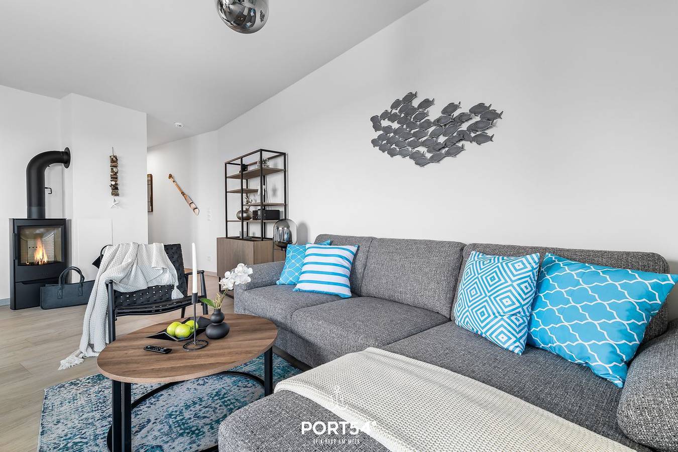 Ganze Wohnung, Hafenglück - Sauna, Balkon, 1. Reihe am Wasser, Hafenblick, 1. Stock, Fahrstuhl in Olpenitz, Kappeln