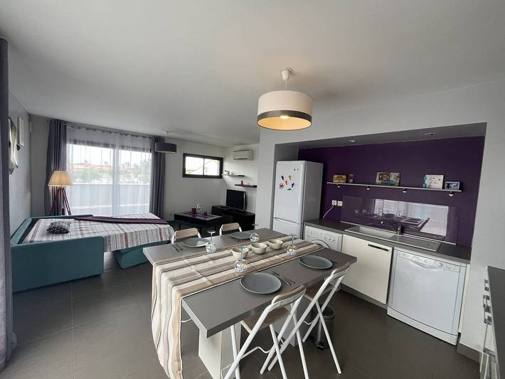 Appartement de vacances entier, Entre plage et village Appartement climatisé 4Jg4 in Torreilles, Côte d'Améthyste