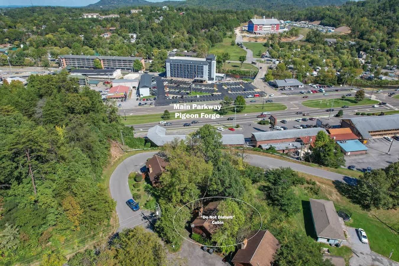 Ganze Wohnung, Location Cute Studio Log Cabin Hot Tub Fireplace in Pigeon Forge, Sevier County