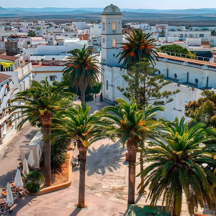 Margarita Penthouse Conil Center – Balcony & Air Conditioning