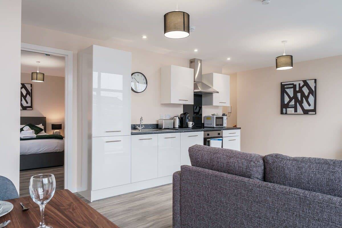 Entire apartment, Stylish 1Br Apartment in Manchester – Sleeps 2 in Greater Manchester