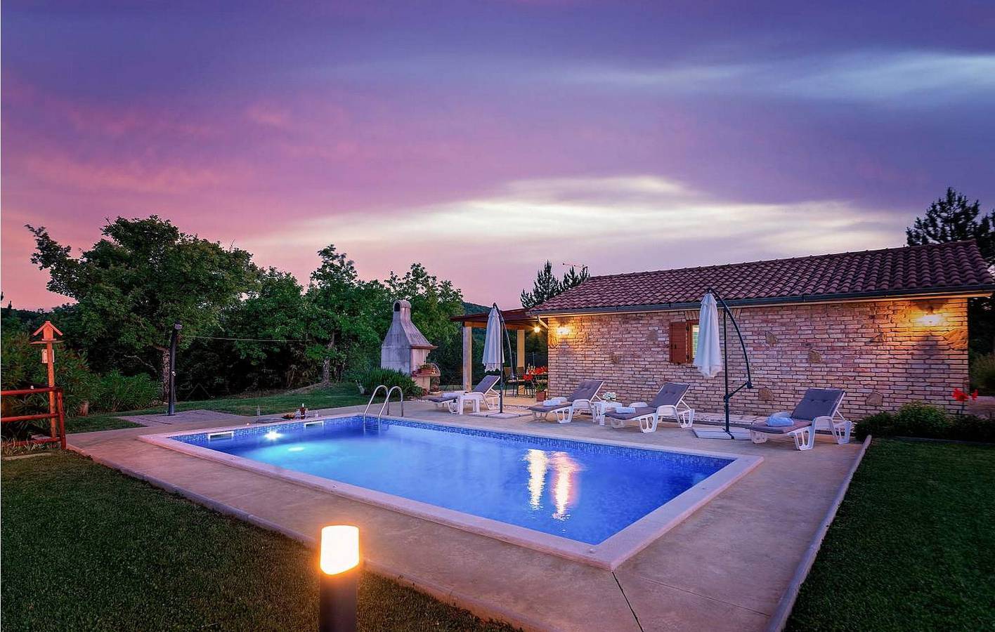 Ferienhaus für 4 Personen mit Terrasse in Pazin, Zentralistrien