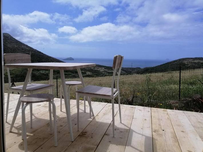 Bungalow für 4 Personen, mit Garten und Ausblick, kinderfreundlich in Süd Sardinien - 2