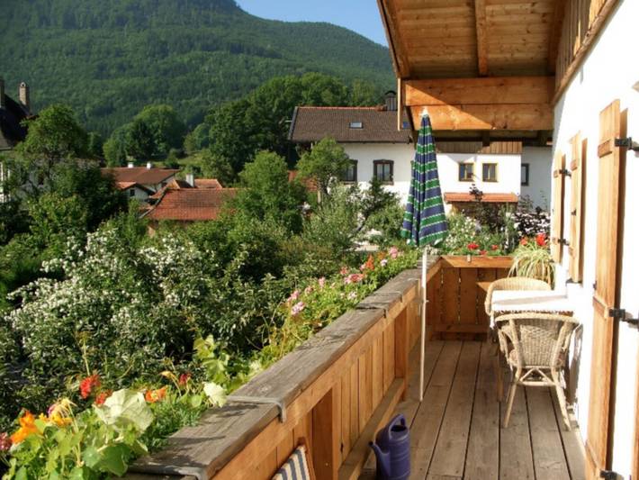Gîte pour 2 personnes, avec jardin et balcon dans Rottau