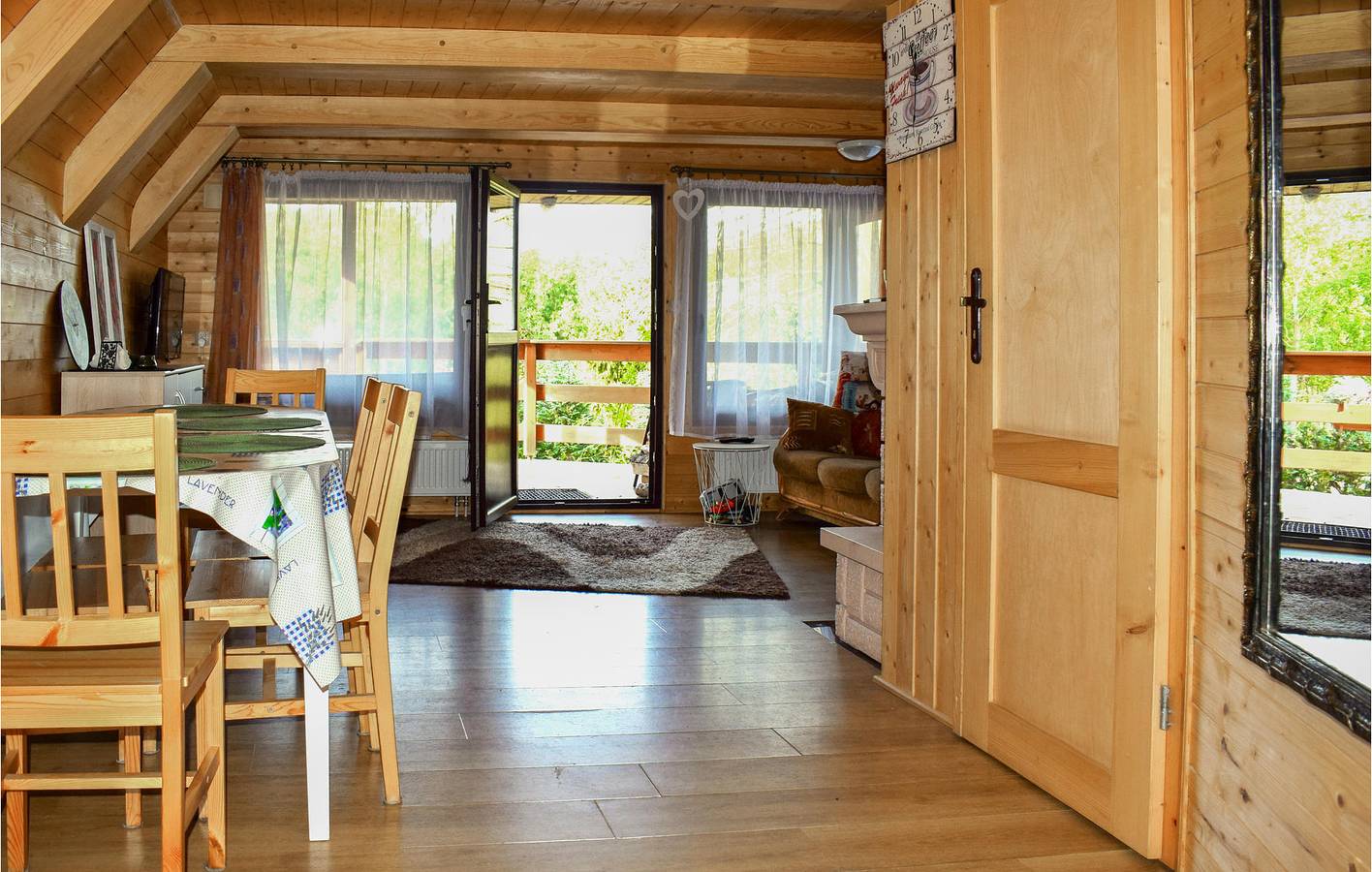 Ferienhaus für 8 Personen mit Sauna in powiat kartuski