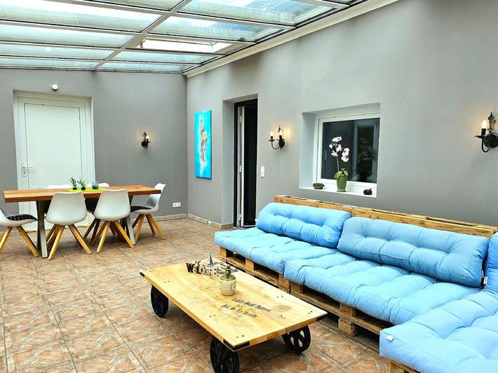 Ferienwohnung für 5 Personen, mit Terrasse und Seeblick sowie Garten, mit Haustier in Haithabu