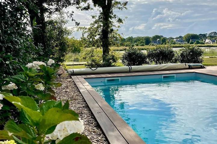 Maison de vacances pour 7 personnes, avec jardin et terrasse, animaux acceptés dans Quimiac