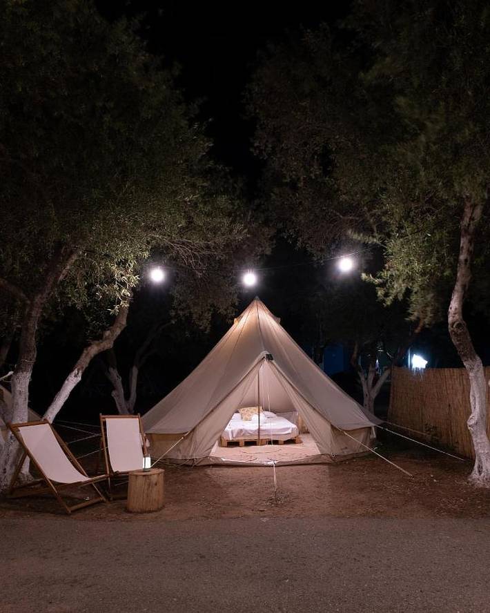 Bungalow für 4 Personen, mit Terrasse und Garten sowie Pool und Ausblick auf Kreta - 4