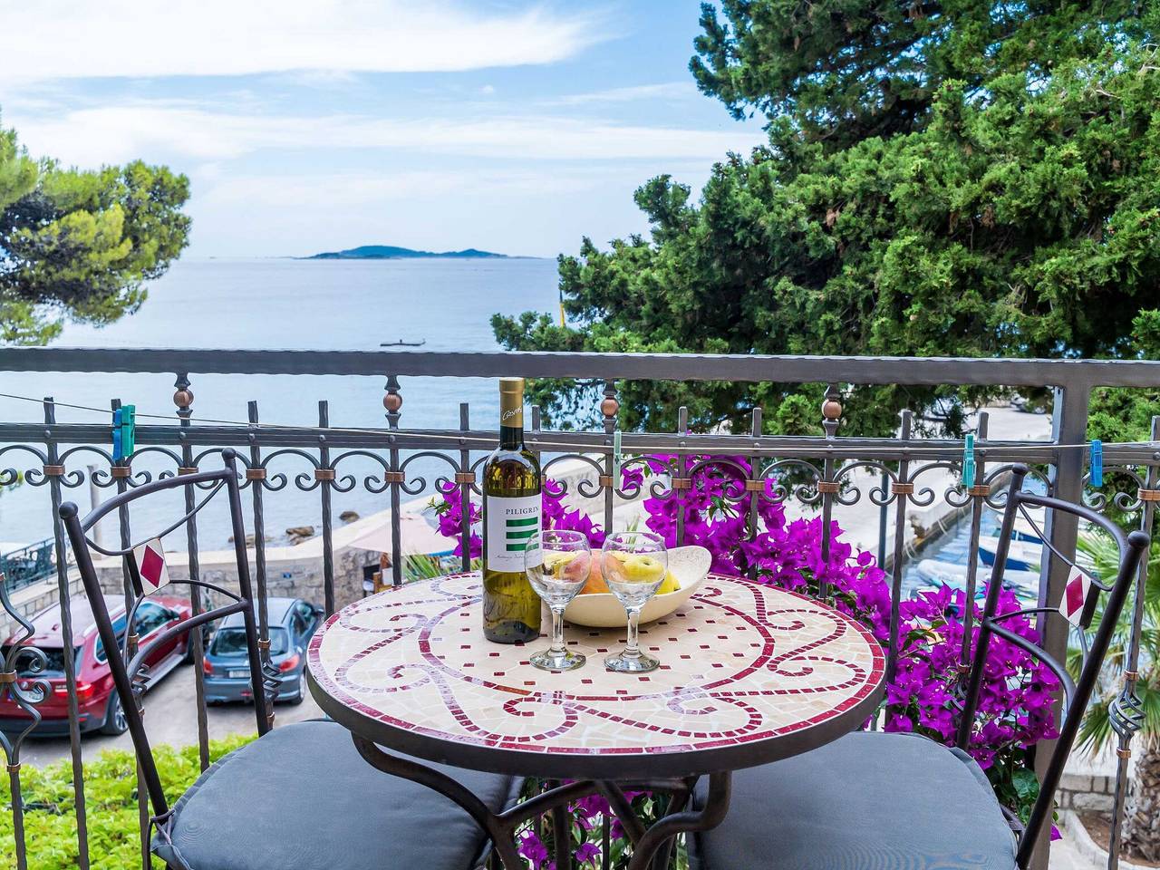 Ganze Wohnung, Apartment Villa Palma- Studio Apartment with Balcony and Sea View (Studio apartman 1) in Mlini, Dubrovnik-Neretva