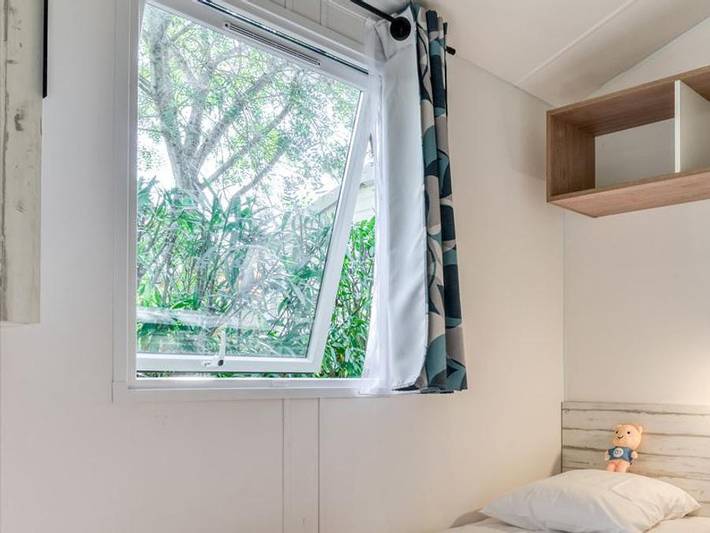 Camping Club Le Florida - Mobilheim 4 personen - 2 Schlafzimmer - 4 Personen, halboffene Terrasse, Clim Tv in Elne, Mittelmeerküste (Frankreich)