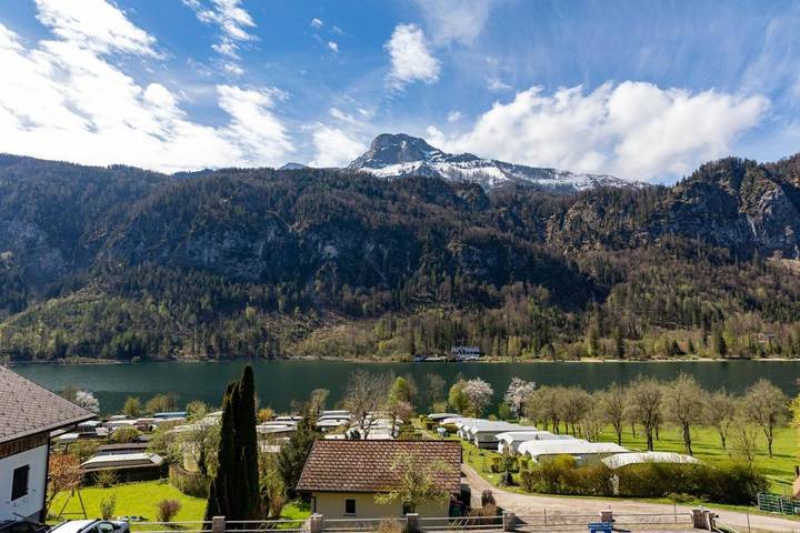 Ferienwohnung für 3 Personen, mit Seeblick und Terrasse sowie Ausblick in Unterach am Attersee - 4