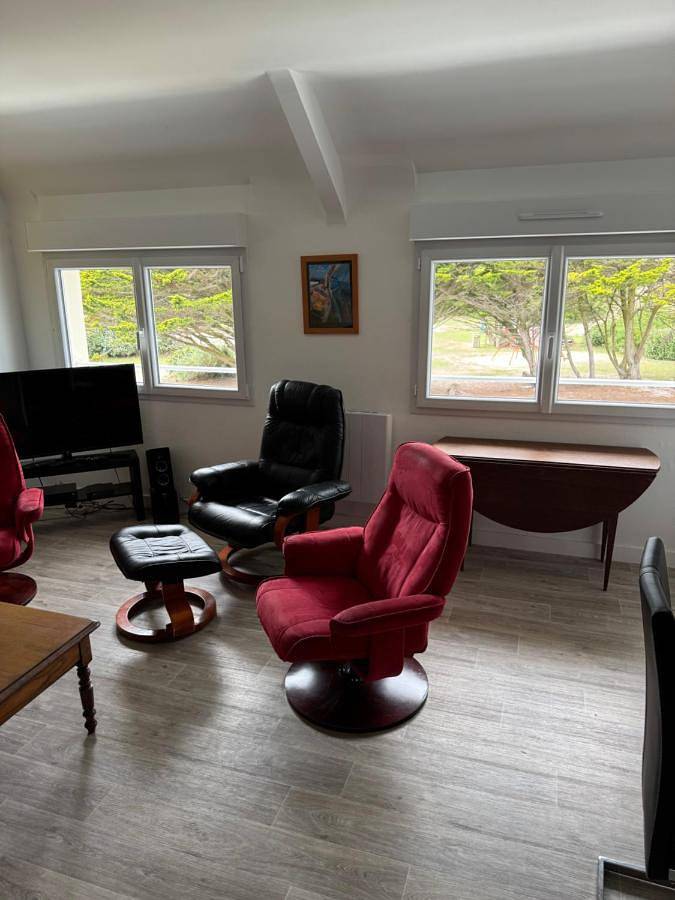 Gîte pour 5 personnes, avec vue et jardin, animaux acceptés dans Plage des Amiets - 2