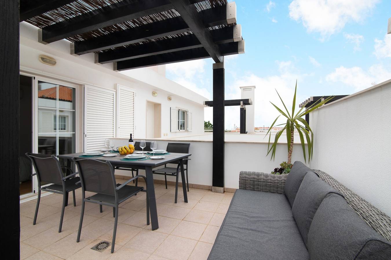 Ganze Wohnung, Ferienwohnung 'Vista Mar' mit Meerblick, Wlan und Klimaanlage in Cabanas de Tavira, Conceição e Cabanas de Tavira