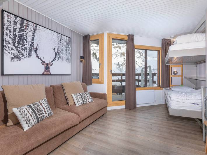 Studio pour 3 personnes, avec terrasse