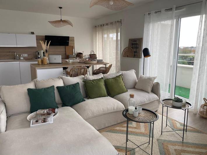 Appartement de vacances pour 5 personnes, avec vue et terrasse