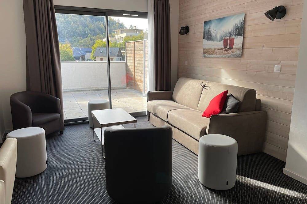 Ganze Wohnung, Gourette: Studio für 6 Pers, Pool, Haustiere erlaubt in Gourette, Eaux-Bonnes