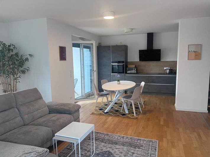 Location de vacances pour 4 personnes, avec Balcon ainsi que Terrasse et Vue à Hanau