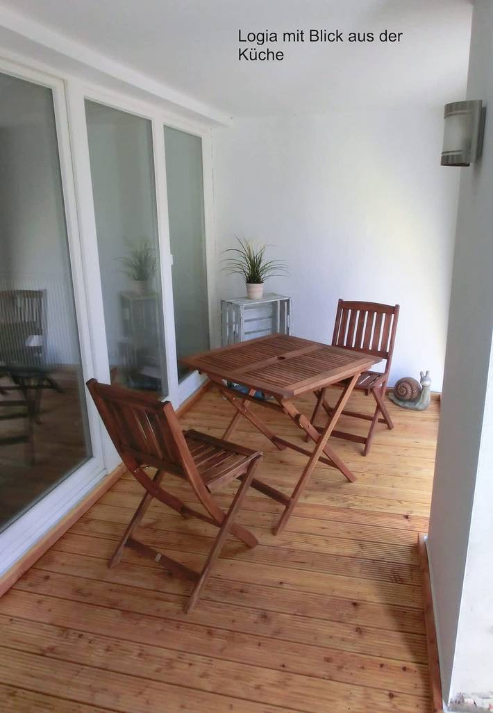 Ferienwohnung für 4 Personen, mit Balkon/Terrasse in Stralsund - 3