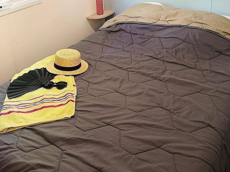 Camping Noix de Pecan'y - Mobilheim 5 personen - Sommer Mobilheim mit Sanitäranlagen in Le Buisson-de-Cadouin, Périgord Noir