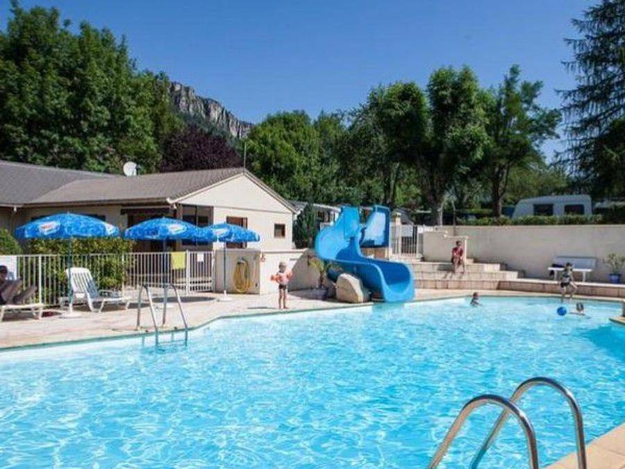 Camping Le Jardin des Cévennes - Bungalow de lona 5 personas - mobi-tente Tithome domingo 4/5 pers in Meyrueis, Cevenas