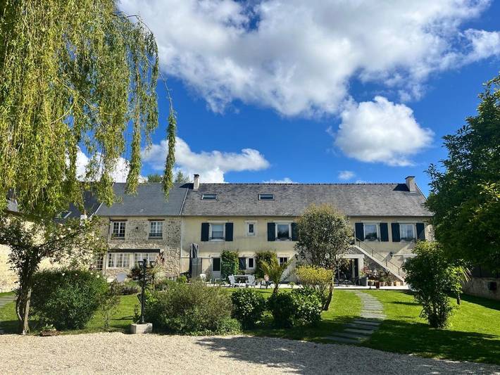Maison d’hôte pour 6 personnes, avec Terrasse ainsi que Jardin et Vue à Martragny