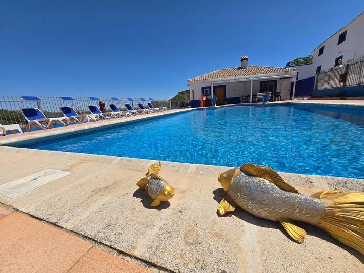 Apartamento para 6 personas, con Terraza y Jardín además de Piscina y Vistas en Cehegín