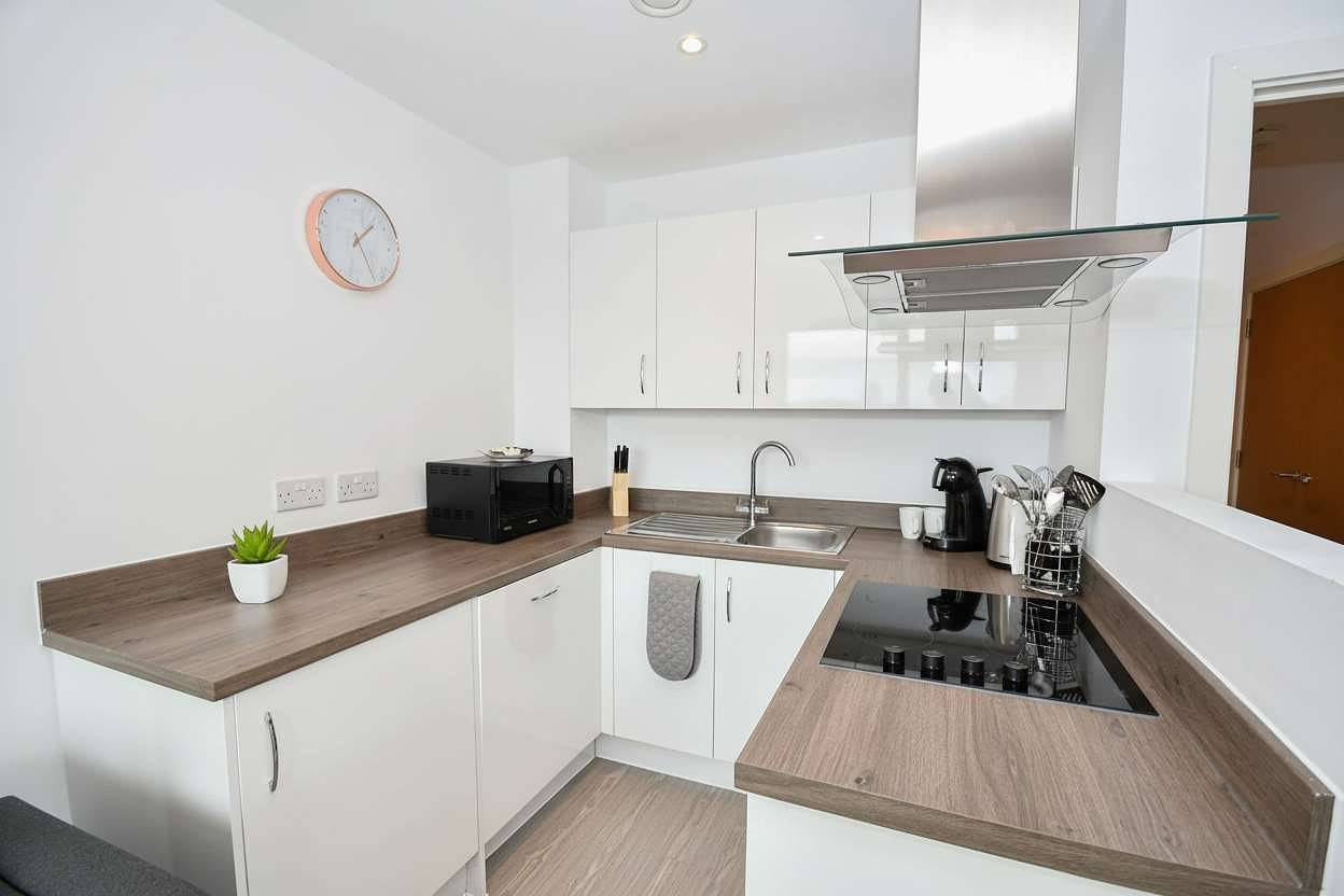 Entire apartment, Modern 1Bed Manchester Apartment with City Views in Greater Manchester