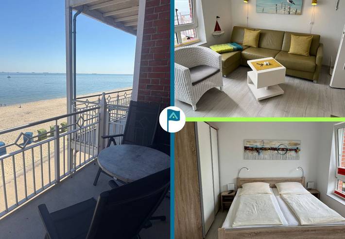 Ferienwohnung für 5 Personen, mit Balkon und Sauna auf Föhr