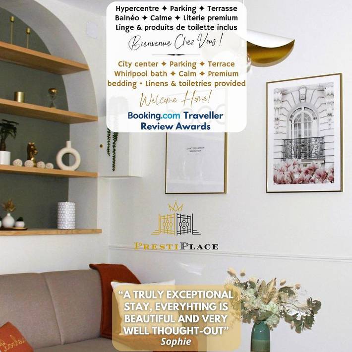 Location de vacances pour 6 personnes, avec terrasse et jacuzzi à Tours