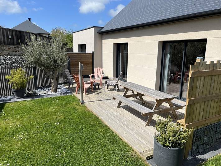 Gîte pour 4 personnes, avec jardin dans Barneville Plage