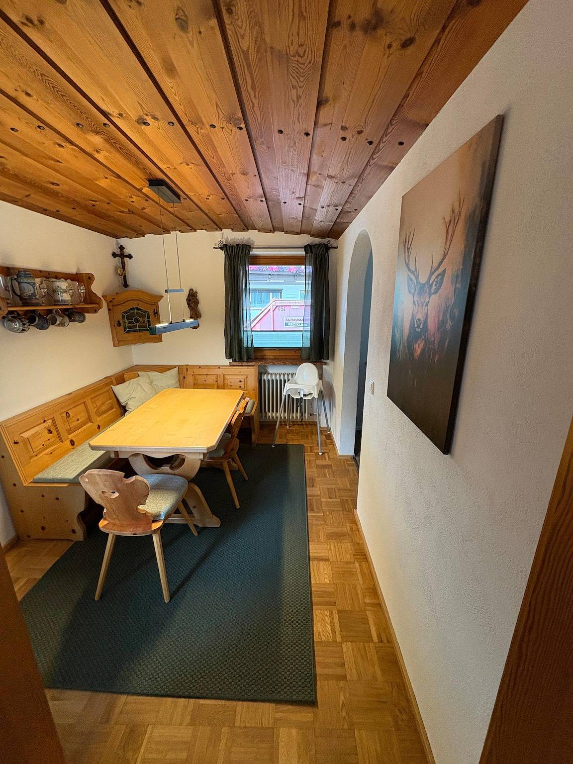 Chalet Lilly inkl. Chiemgaukarte - Chalet Lilly, Terrasse mit Garten, 3 Schlafzi., 1 Wohnzi., Kamin, Bad/Wc, max. 6 Pers. in Ruhpolding, Bayerische Alpen
